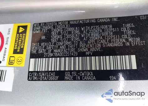 2014 Lexus Rx 350 from USA, damaged, VIN 2T2BK1BA0EC251429